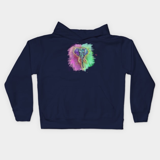 Elephunk Kids Hoodie by Beanzomatic